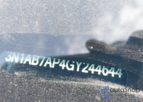 2016 Nissan Sentra S из США, поврежденный, VIN 3N1AB7AP4GY244644